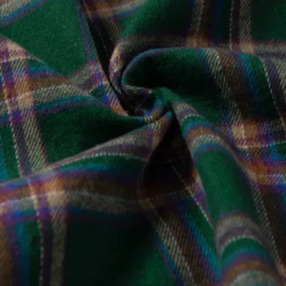 New Oversized plaid tunic shirt - Picture 6 of 17